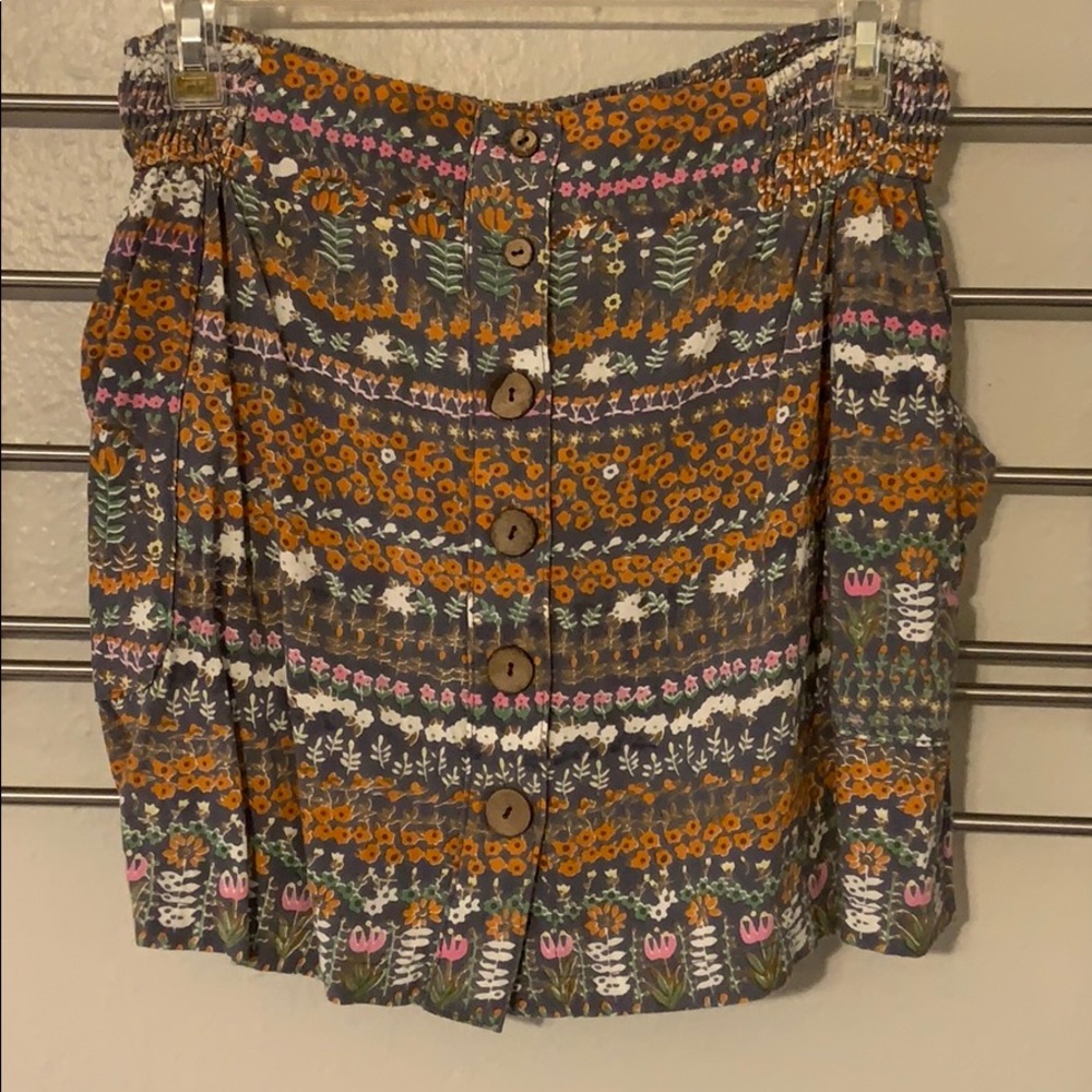 Fire Los Angeles patterned skirt with pockets